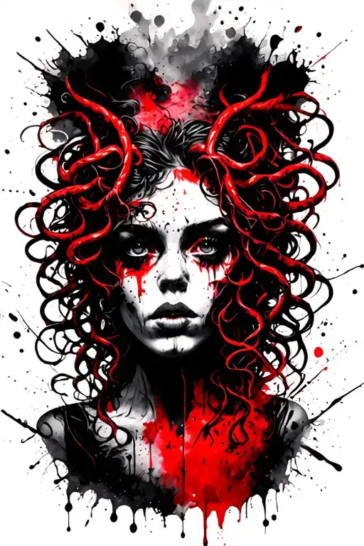 medusa tattoo design idea