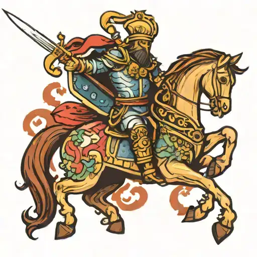 Saint George tattoo design idea