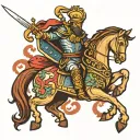 Saint George tattoo design idea