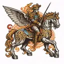 Saint George tattoo design idea