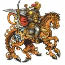 Saint George tattoo design idea