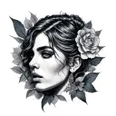 Bisexual tattoo design idea