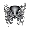 Pubic tattoo design idea