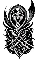 Anglo Saxon pattern tattoo design idea