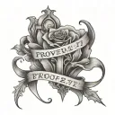 Proverbs 27:17 tattoo design idea