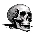 Basic Skull Mysterious tattoo design idea
