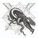 Venom tattoo design idea