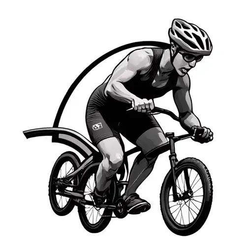 completed first ultramarathon something about suffering and endurance tattoo design idea