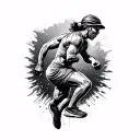 completed first ultramarathon something about suffering and endurance tattoo design idea