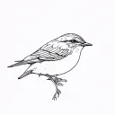 Lark tattoo design idea