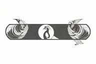 phoenix tattoo design idea