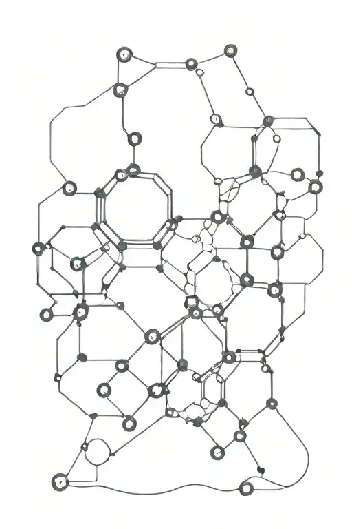 Self Made Trans hormones chemical structure tattoo design idea