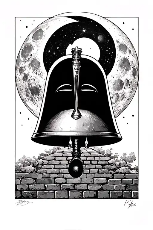 pink floyd division bell album cover art stonepole and prism and moon and brickwall tattoo design idea