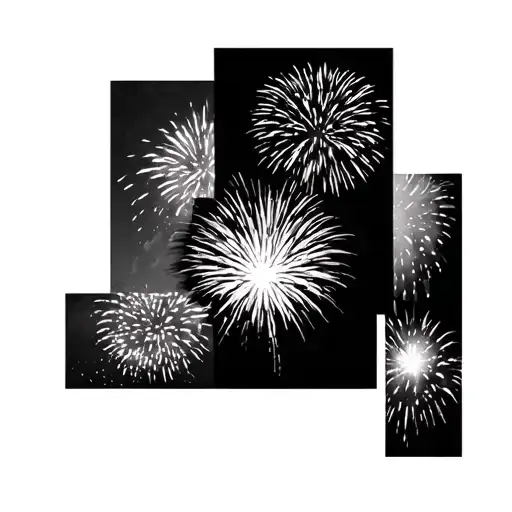 Firework tattoo design idea