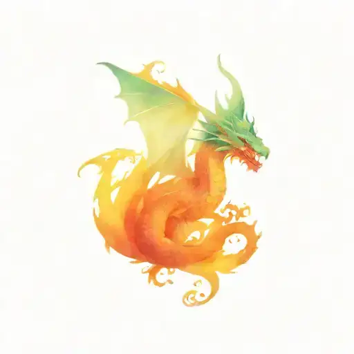 the dragons fantasy book open tattoo design idea