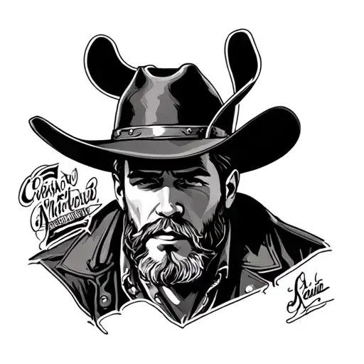 Cowboy Carter inspired tattoo design idea