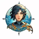 Atlas tattoo design idea