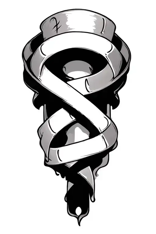 Crossword puzzle piece intertwined tattoo design idea