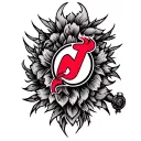 New Jersey devils tattoo design idea