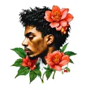 Playboi Carti and Ken carson Opium label tattoo tattoo design idea