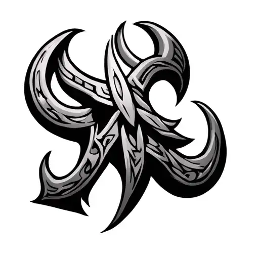Viking Tribal tattoo design idea