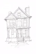 Family broken home suicidal thoughts tattoo design idea