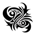 samoa half chest tattoo design idea