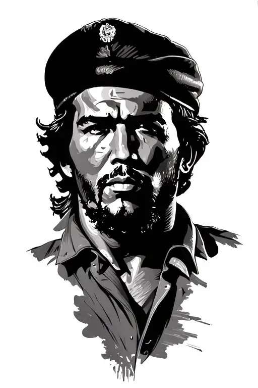 Che guevara tattoo design idea