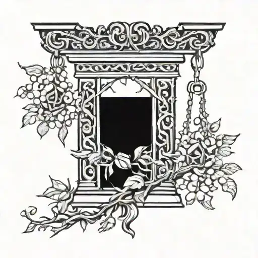 gallows tattoo design idea