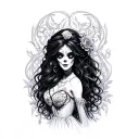 Emily Corpse Bride tattoo design idea