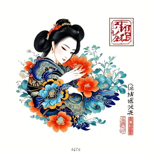 patchwork sleeve tattoo inspired  design tattoo design idea