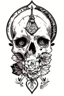 Boredom symbol tattoo design idea