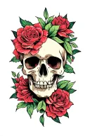 Boredom symbol tattoo design idea