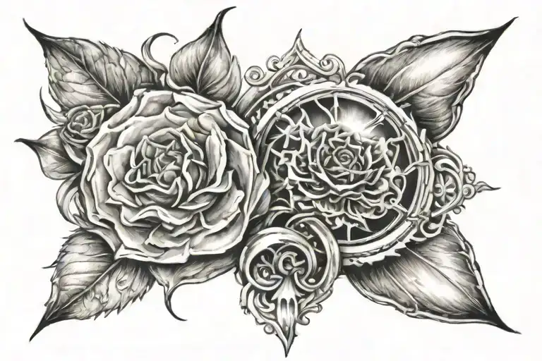 Medium sized inner forearm tattoo design idea