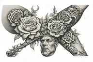Medium sized inner forearm tattoo design idea