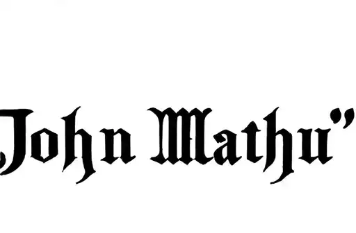 "John Mathu
" tattoo design idea