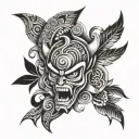 A right arm piece, using Haida art, see the names, Benson, Jordan and Alex tattoo design idea