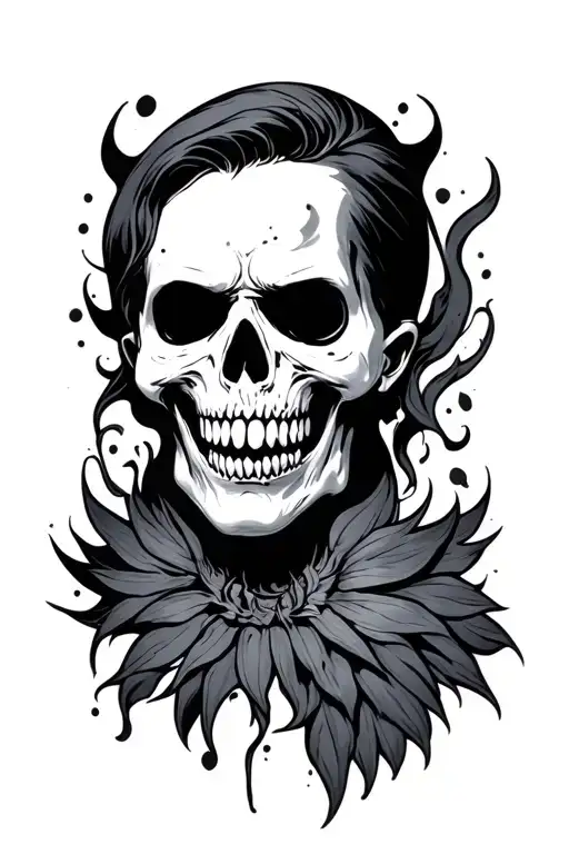 suppressed anger issues tattoo design idea