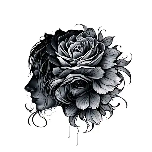 Bisexual tattoo design idea