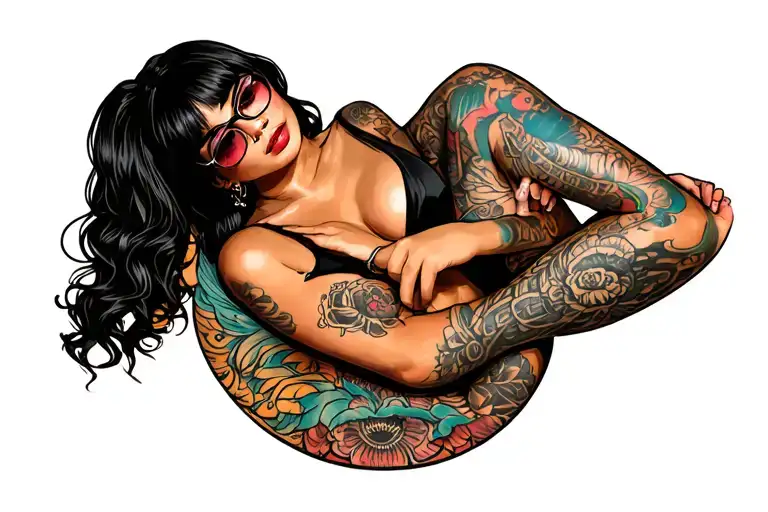 Mia Khalifa, Full Nude, Big Boobs, Big Ass, Posing, Tattoos Tattoo tattoo design idea