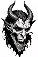 devil evil tattoo design idea
