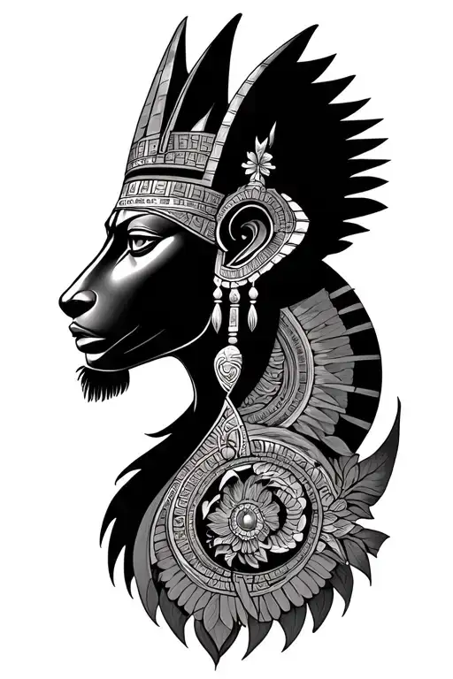 Sekhmet outer sleeve tattoo tattoo design idea
