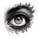 Kokushibo Eyes tattoo design idea