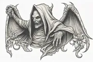 Devil nun tattoo design idea