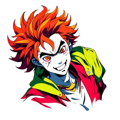 hisoka hunter x hunter tattoo design idea