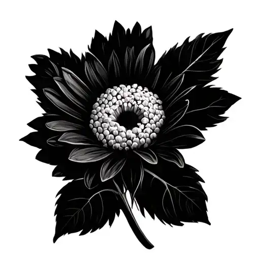 snowdrop lily of the valley chrysanthemum  tattoo design idea