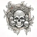 seven deadly sins tattoo design idea