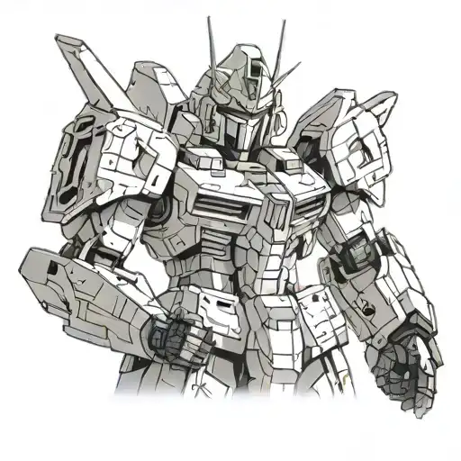 gundam tattoo design idea