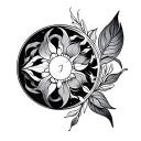 Four Elements tattoo design idea