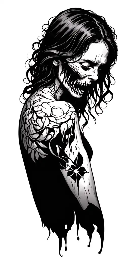 anxiety, anger, depression and imposter syndrome tattoo design idea